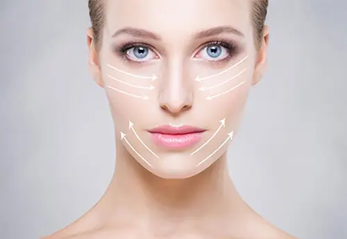 The Pyramid Facelift Treatment Front View