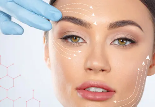 fibroblast skin tightening treatment front face view
