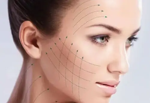 Microneedling Norwich treatment with a face view.